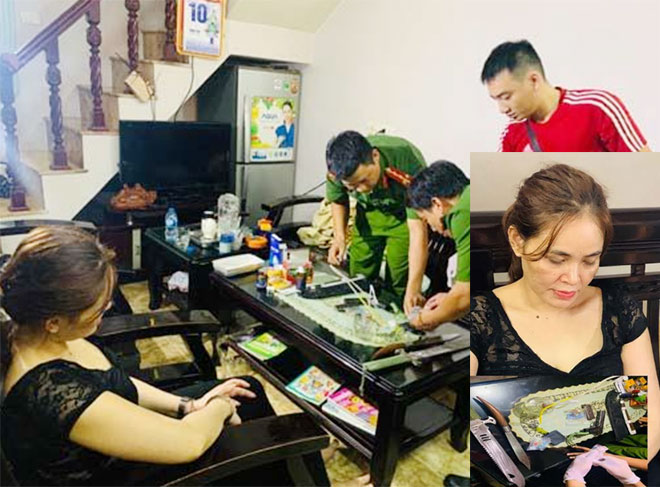 Nữ quái tàng trữ ma tuý cổ thủ trong nhà cùng khẩu K54