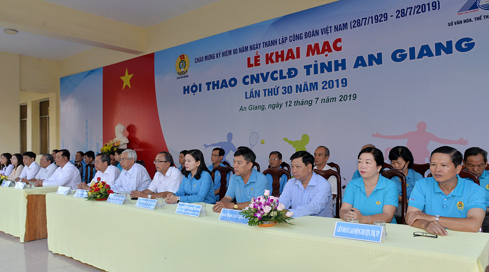 Khai mạc Hội thao Công nhân viên chức - lao động tỉnh An Giang lần thứ 30 năm 2019