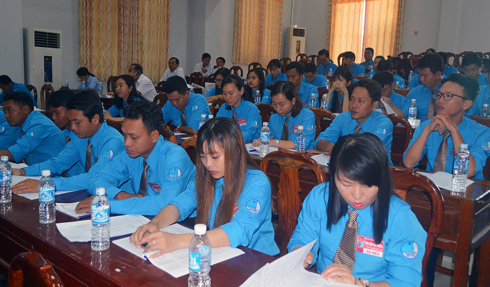 Đại hội đại biểu Hội Liên hiệp Thanh niên huyện Tịnh Biên nhiệm kỳ 2019-2024