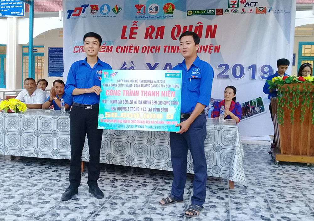 Châu Thành ra quân cao điểm Chiến dịch “Mùa hè tình nguyện” năm 2019