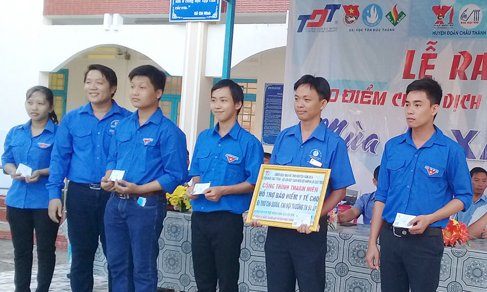 Châu Thành ra quân cao điểm Chiến dịch “Mùa hè tình nguyện” năm 2019