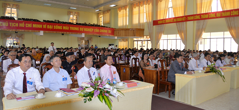 Khai mạc Đại hội đại biểu MTTQ Việt Nam tỉnh lần thứ X (nhiệm kỳ 2019-2024) Khai mạc Đại hội đại biểu MTTQ Việt Nam tỉnh lần thứ X (nhiệm kỳ 2019-2024)