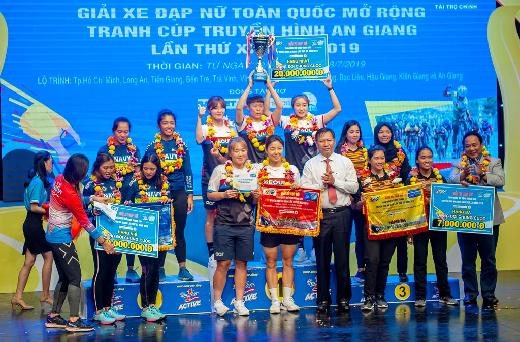 Tay đua Kim Hyun Ji đoạt “cú đúp” tại Giải xe đạp nữ toàn quốc mở rộng tranh Cúp Truyền hình An Giang lần XX-2019