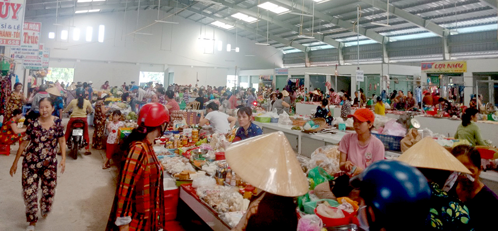Chợ Cái Sắn khai trương, đất nền xung quanh chợ giao dịch tăng Chợ Cái Sắn khai trương, đất nền xung quanh chợ giao dịch tăng