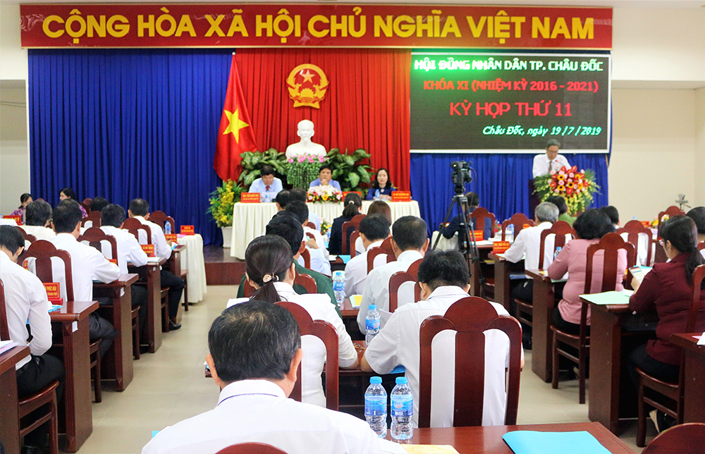 TP. Châu Đốc tiến hành kỳ họp thứ 11 HĐND
