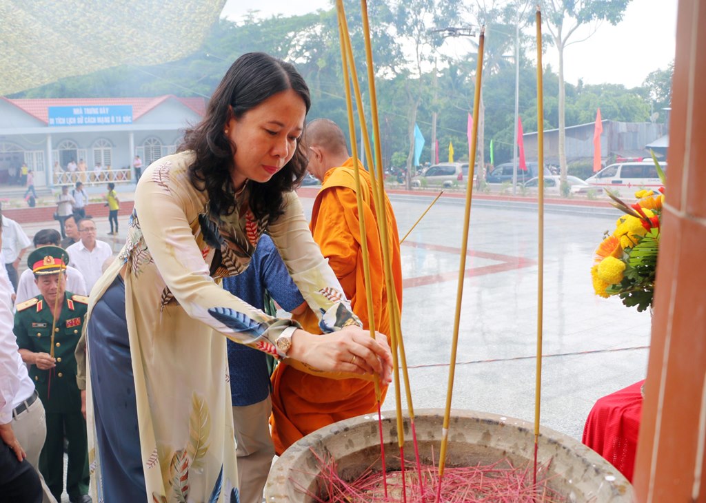 Khánh thành công trình cải tạo và nâng cấp Di tích lịch sử cách mạng Ô Tà Sóc