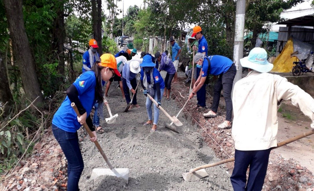 Trên 1,5 tỷ đồng thực hiện các công trình, phần việc tình nguyện