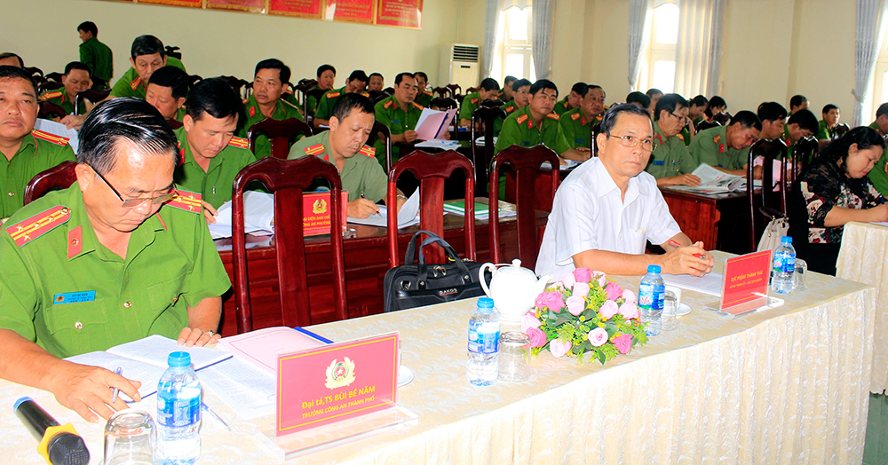 Đẩy mạnh phòng, chống tội phạm, đảm bảo an ninh trật tự