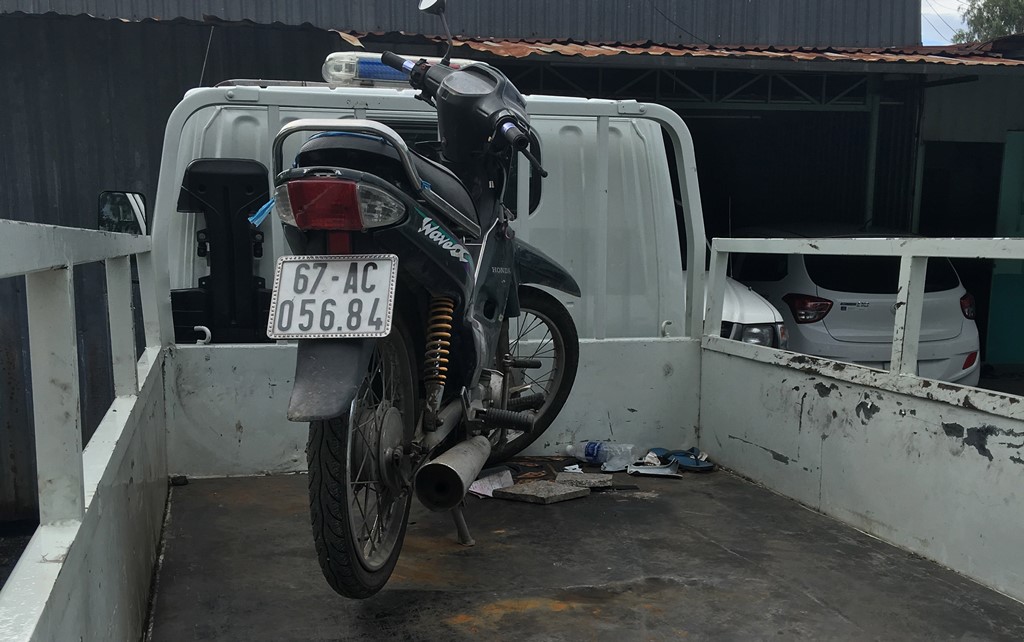 Bàn giao môtô liên quan hành vi lừa đảo