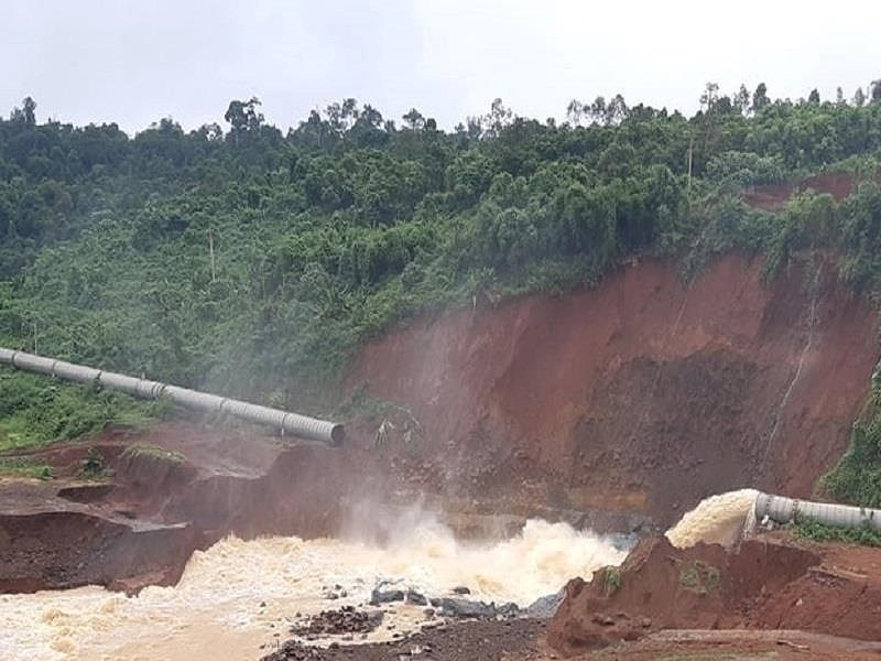 Sau Đắk Kar, thủy điện Đắk Sin 1 gặp sự cố, đang bị cô lập