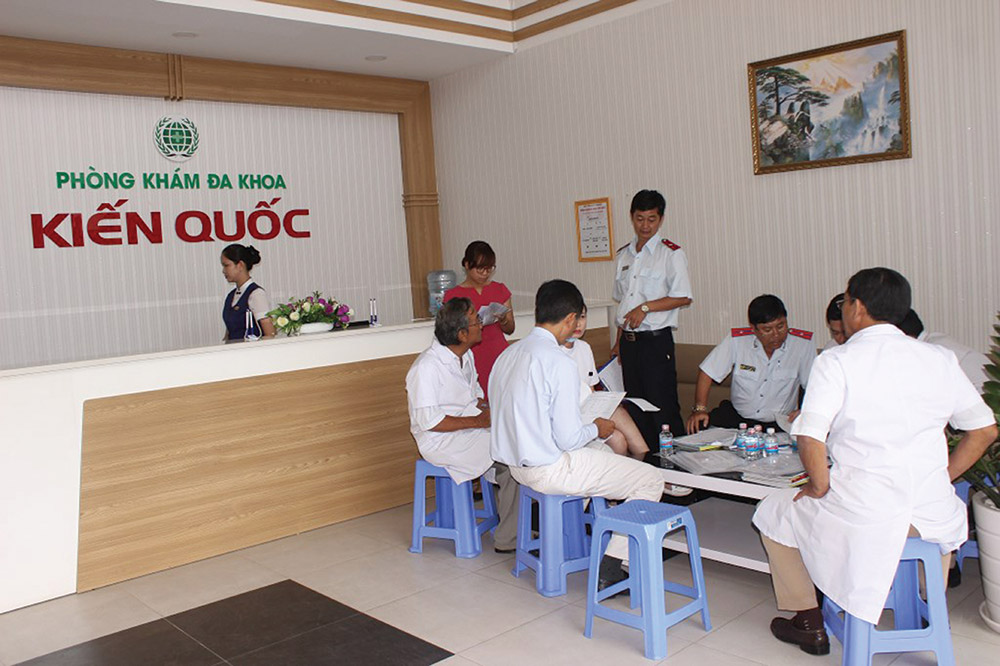 Xử phạt Phòng khám Đa khoa Kiến Quốc