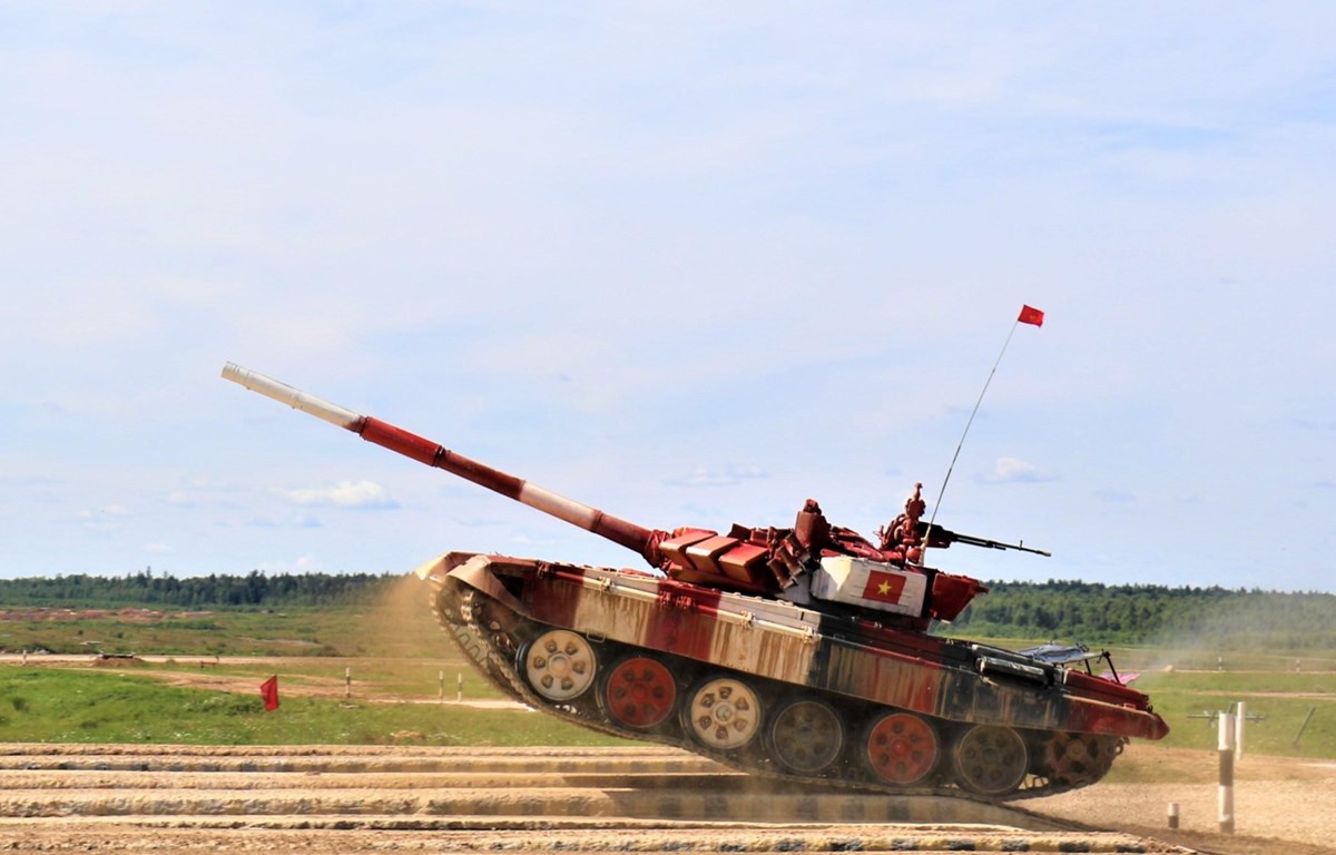 Đội tuyển Xe tăng Việt Nam đứng nhất bảng tại bán kết Army Games 2019