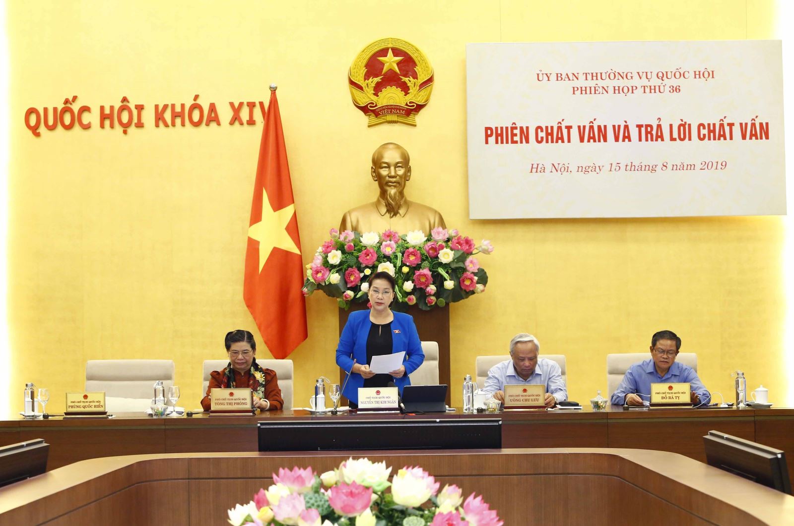 Thường vụ Quốc hội giám sát ‘lời hứa’ của 15 bộ trưởng, tư lệnh ngành