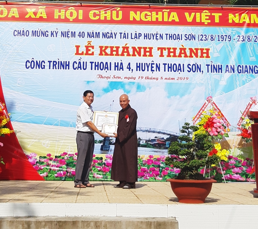 Khánh thành cầu Thoại Hà 4