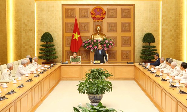 Thủ tướng gặp mặt đoàn cán bộ Công an chi viện chiến trường miền Nam