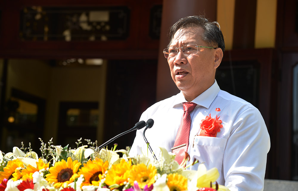 Kỷ niệm 131 năm ngày sinh Chủ tịch Tôn Đức Thắng Phó Chủ tịch UBND tỉnh Trần Anh Thư ôn lại lịch sử quá trình hoạt động cách mạng của Chủ tịch Tôn Đức Thắng