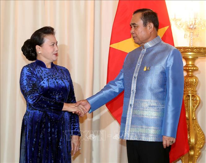 Chủ tịch Quốc hội Nguyễn Thị Kim Ngân hội kiến Thủ tướng Thái Lan