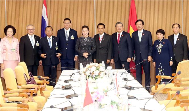 Chủ tịch Quốc hội Nguyễn Thị Kim Ngân hội kiến Chủ tịch Thượng viện Vương quốc Thái Lan