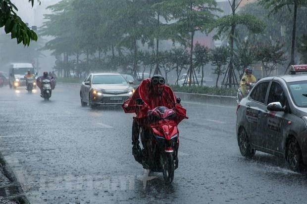 Các tỉnh Bắc Bộ, Bắc Trung Bộ mưa to từ đêm 29-8 đến ngày 2-9