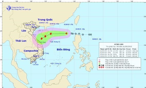 Các tỉnh, thành phố chủ động ứng phó với áp thấp nhiệt đới