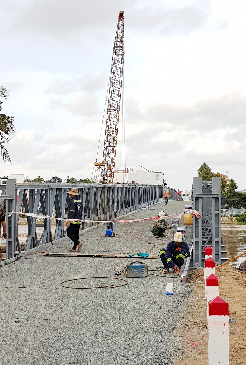 6 giờ ngày 10-9, lưu thông cầu tạm Nguyễn Thái Học