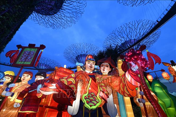 Tết Trung thu đầy màu sắc mừng 200 năm khai phá đất nước Singapore
