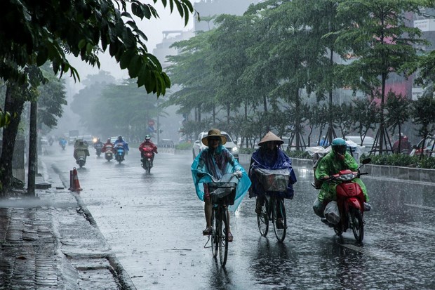 Bắc Bộ mưa dông, cảnh báo lốc, sét, mưa đá và gió giật mạnh