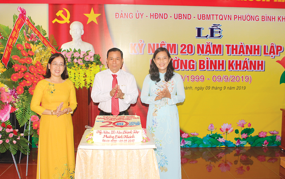 Dấu ấn 20 năm của phường Bình Khánh Dấu ấn 20 năm của phường Bình Khánh