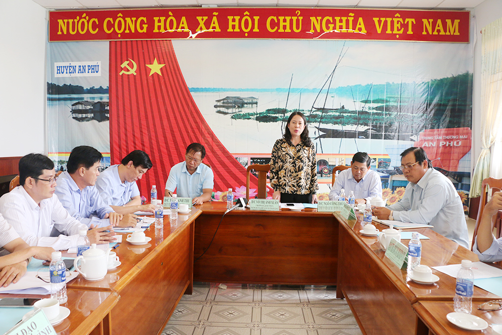 Bí thư Tỉnh ủy Võ Thị Ánh Xuân: Không chủ quan trước diễn biến phức tạp của lũ năm 2019 Bí thư Tỉnh ủy Võ Thị Ánh Xuân: Không chủ quan trước diễn biến phức tạp của lũ năm 2019