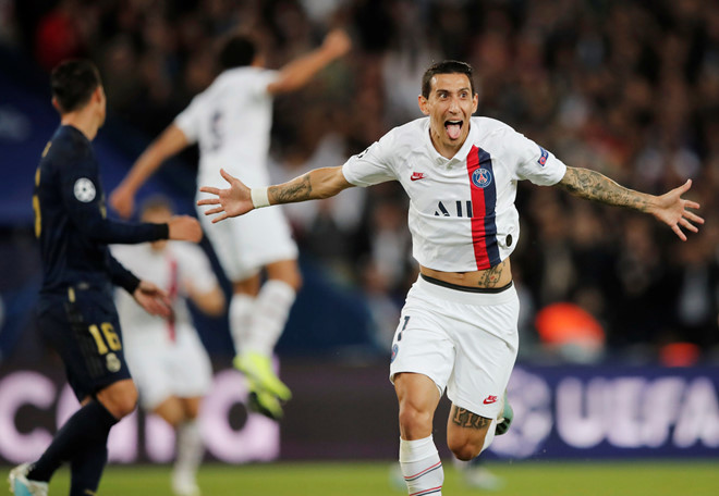 Di Maria tỏa sáng, PSG hạ gục Real Madrid