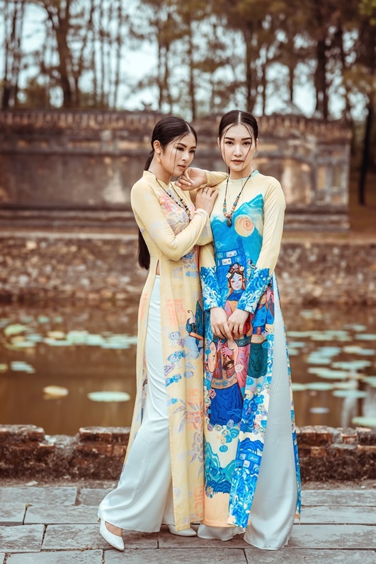 Áo dài cảm hứng nhã nhạc cung đình Huế