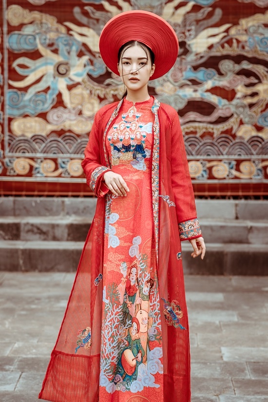 Áo dài cảm hứng nhã nhạc cung đình Huế