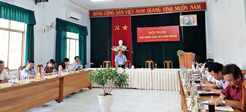 Ban Tuyên giáo Tỉnh ủy: Định hướng công tác tuyên truyền quý IV - 2019 Ban Tuyên giáo Tỉnh ủy: Định hướng công tác tuyên truyền quý IV - 2019