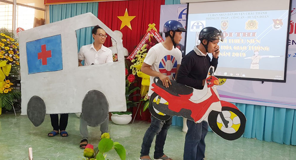 Châu Thành nâng cao ý thức an toàn giao thông cho thanh niên