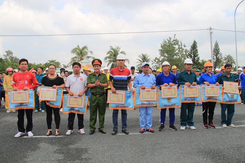 Tranh tài Hội thao phòng cháy chữa cháy huyện Châu Thành lần thứ III năm 2019