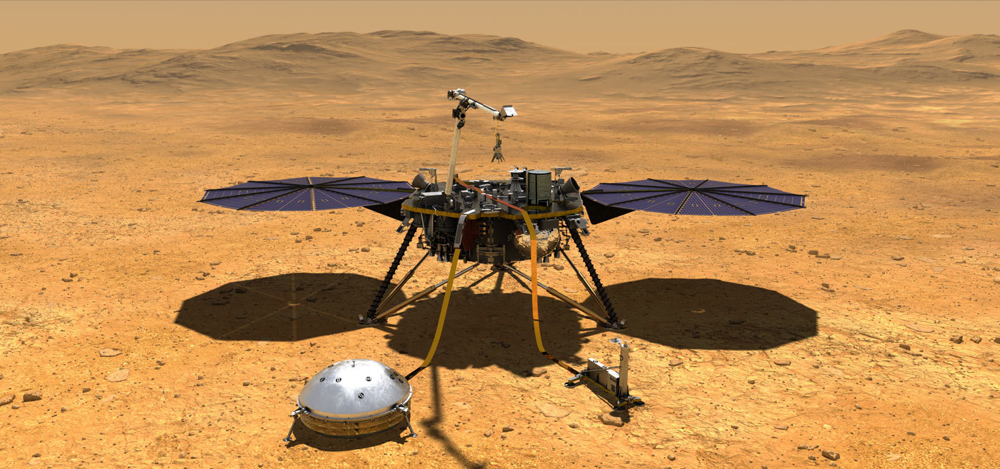 Thiết bị đổ bộ của NASA thu được xung động lạ trên Sao Hỏa
