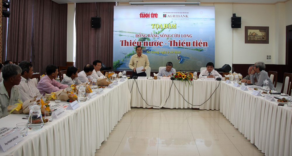 Tọa đàm “Đồng Bằng Sông Cửu Long: Thiếu nước - Thiếu tiền” Tọa đàm “Đồng Bằng Sông Cửu Long: Thiếu nước-Thiếu tiền”