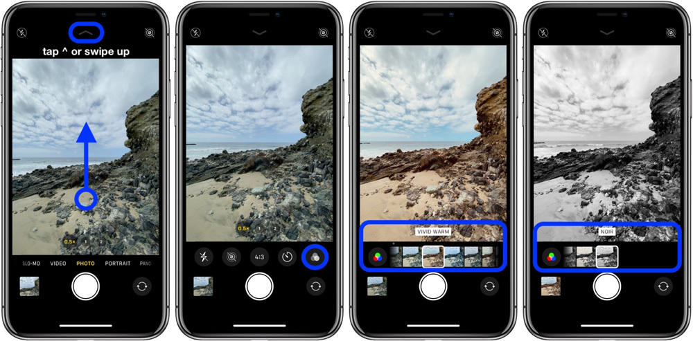 Cách sử dụng bộ lọc màu camera trên iPhone 11, 11 Pro và 11 Pro Max
