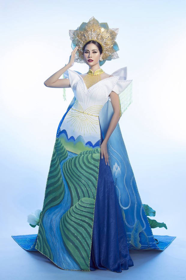 Ấn tượng với trang phục dân tộc của Hoàng Hạnh tại Miss Earth 2019
