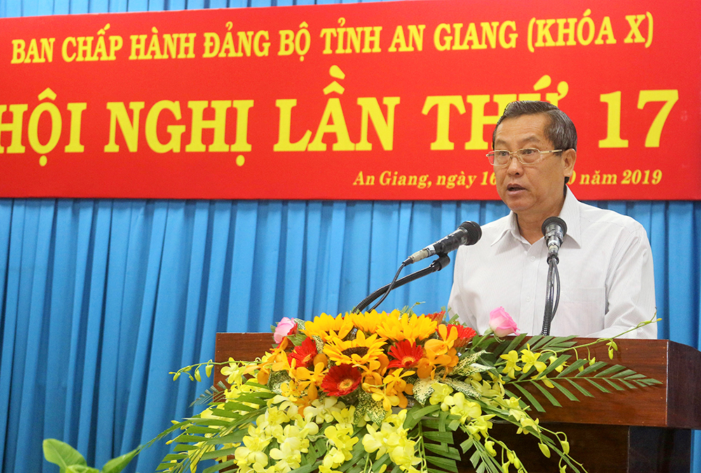 Ban Chấp hành Đảng bộ tỉnh lần thứ 17 (khóa X) đánh giá tình hình thực hiện nhiệm vụ chính trị 9 tháng của năm 2019 Ban Chấp hành Đảng bộ tỉnh lần thứ 17 (khóa X) đánh giá tình hình thực hiện nhiệm vụ chính trị 9 tháng của năm 2019