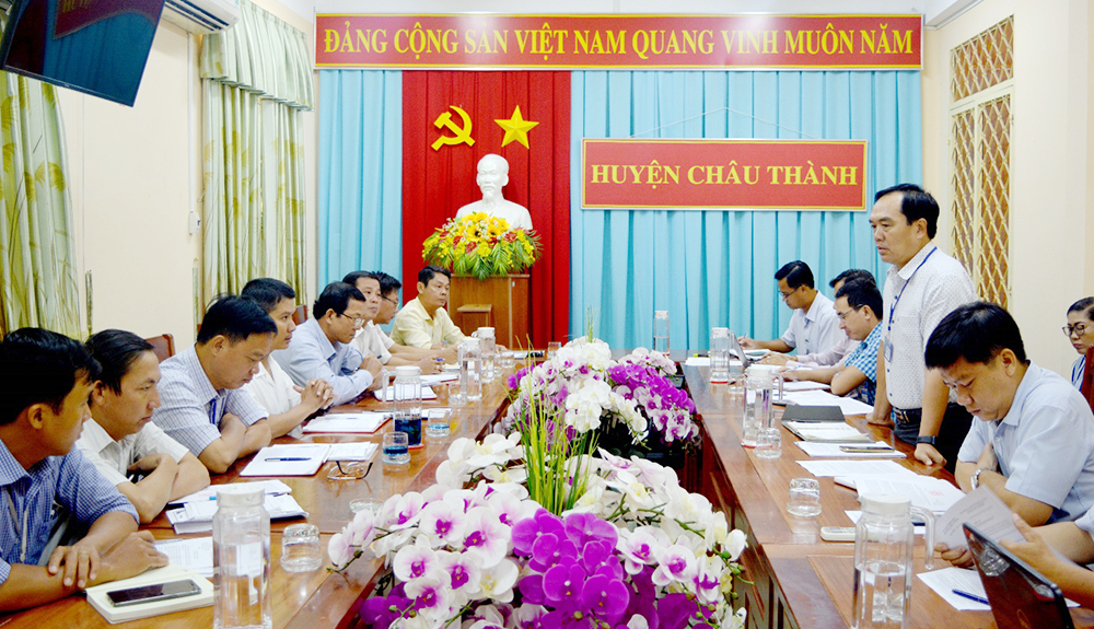 Kiểm tra công tác cải cách hành chính tại Châu Thành Kiểm tra công tác cải cách hành chính tại Châu Thành