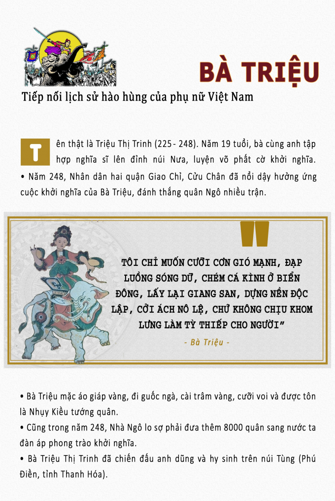 Những Nữ Anh Hùng Kiệt Xuất Trong Lịch Sử Việt Nam Báo An Giang Online