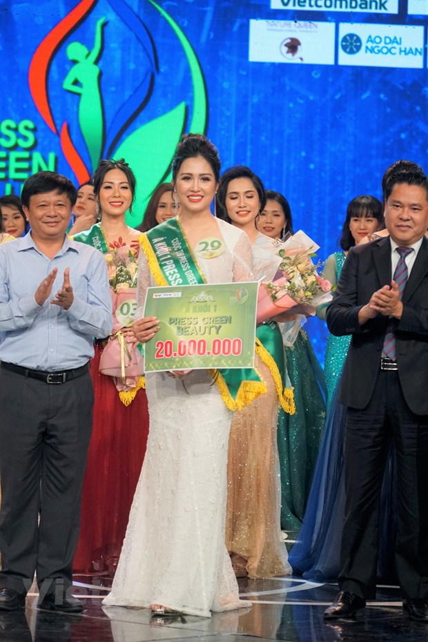 Đại diện VTV đoạt danh hiệu Hoa khôi Press Green Beauty 2019