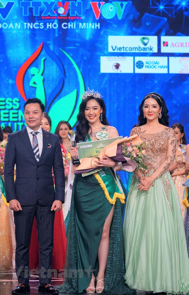 Đại diện VTV đoạt danh hiệu Hoa khôi Press Green Beauty 2019