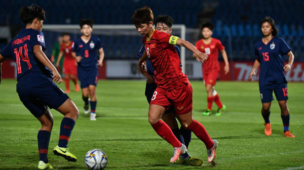 VCK U.19 nữ châu Á 2019: Hạ chủ nhà Thái Lan 2-0, Việt Nam khởi đầu thuận lợi