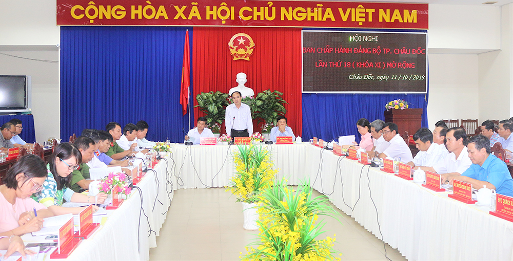 Châu Đốc tăng cường xây dựng, chỉnh đốn Đảng Châu Đốc tăng cường xây dựng, chỉnh đốn Đảng