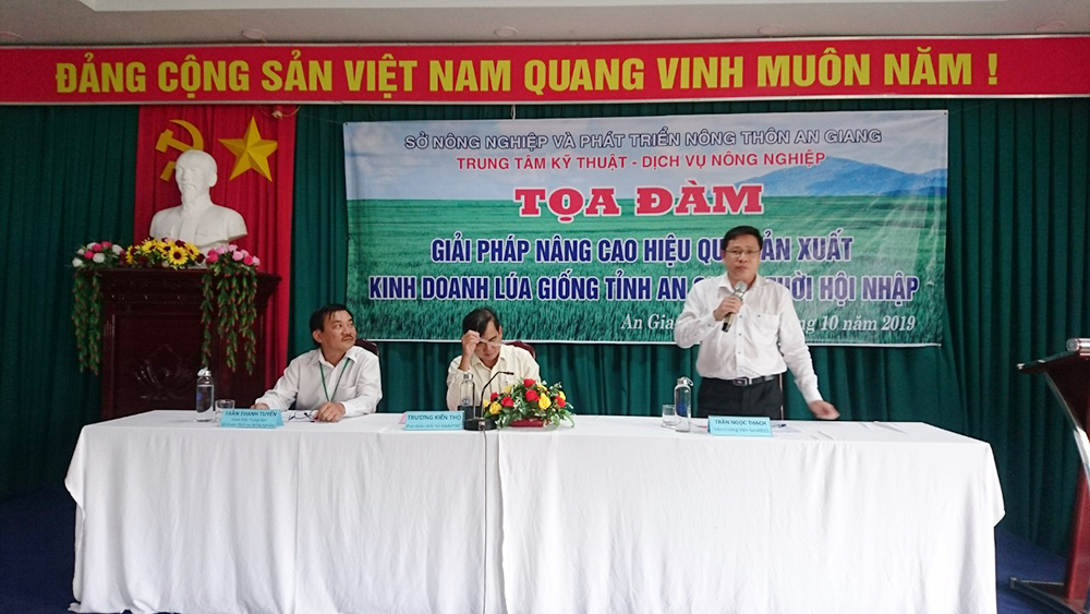 Tọa đàm Giải pháp nâng cao hiệu quả sản xuất, kinh doanh giống lúa Tọa đàm Giải pháp nâng cao hiệu quả sản xuất, kinh doanh giống lúa