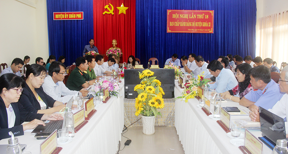 9 tháng của năm 2019, Châu Phú thực hiện đạt và vượt kế hoạch năm 6 chỉ tiêu