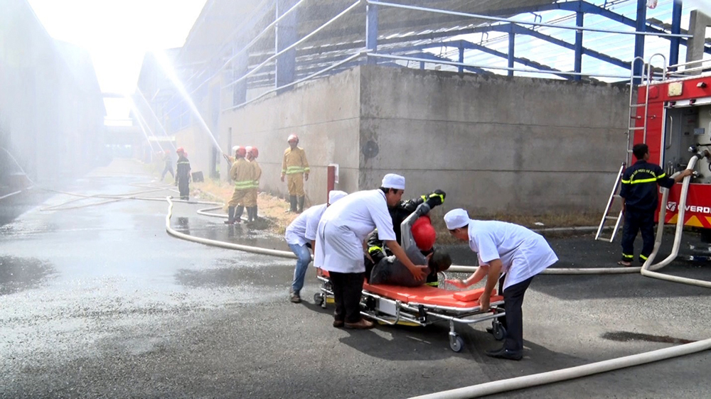 Diễn tập phương án phòng cháy chữa cháy tại Công ty Cổ phần Gavi Diễn tập phương án phòng cháy chữa cháy tại Công ty Cổ phần Gavi