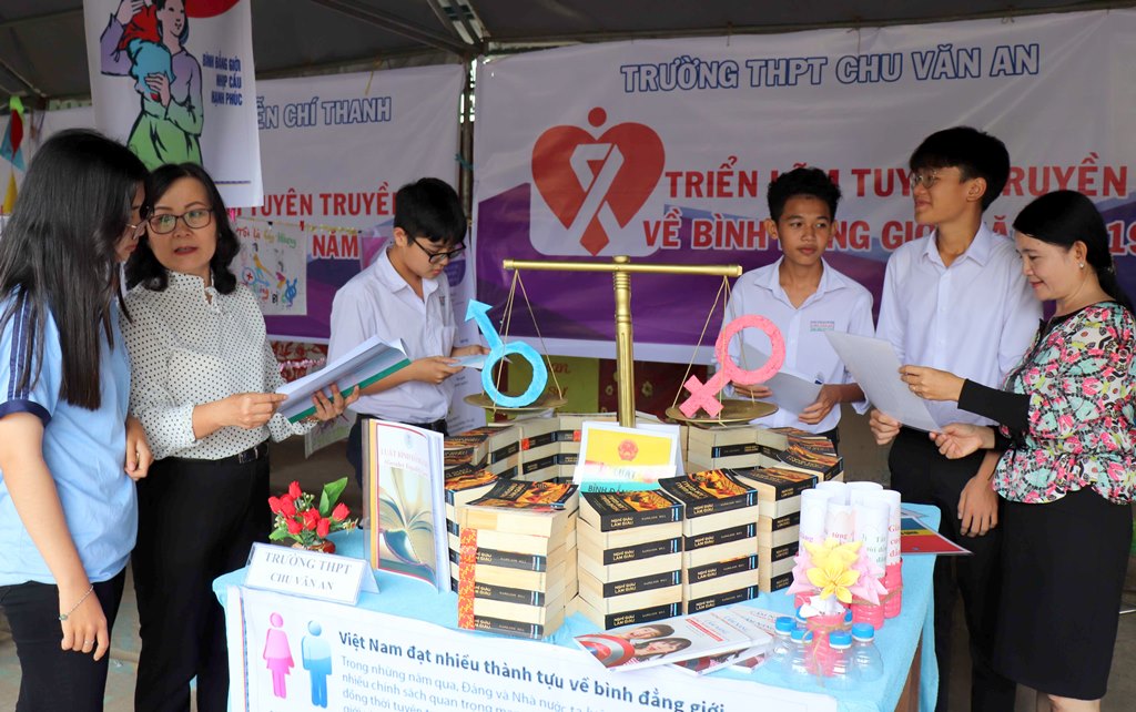 Sôi nổi hội thi tuyên truyền, giáo dục về bình đẳng giới ở Phú Tân